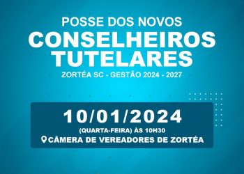 CONSELHEIROS TUTELARES DE ZORTÉA TOMAM POSSE NESTA QUARTA-FEIRA DIA 10 JANEIRO