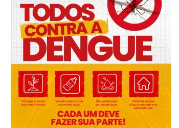 SECRETARIA DE SAÚDE DE ZORTÉA INTENSIFICA CAMPANHA CONTRA A DENGUE