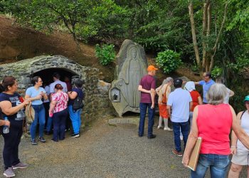 Secretaria de saúde de Zortéa realiza passei com o Grupo de Saúde Mental do município.
