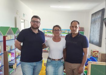 VEREADORES PRESTIGIAM A INAUGURAÇÃO DA BRINQUEDOTECA DO CRAS DE ZORTÉA