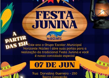 Arraiá do Grupo Escolar Municipal Horizonte Núcleo I