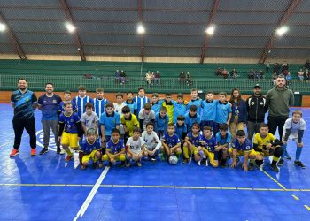 Categoria sub-11 das escolinhas de Zortéa participou de triangular com equipes da região