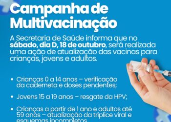 Secretaria de Saúde de Zortéa promove “Dia D” de vacinação neste sábado, 18 de outubro
