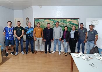 Prefeito de Concórdia Edilson Massoco realiza visita ao prefeito em exercício de Zortéa, Maicon Martinazzo