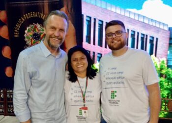 Vereador Mateus Jung participa da assinatura da ordem de serviço para a construção do campus do IFC em Campos Novos
