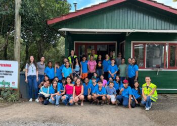Alunos do 5º ano da Escola Horizonte I visitam posto de fiscalização da CIDASC em Campos Novos